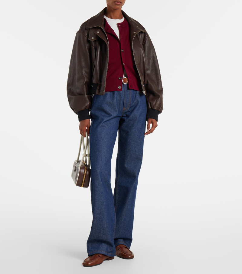 AMI Paris Mid-rise straight jeans outlook