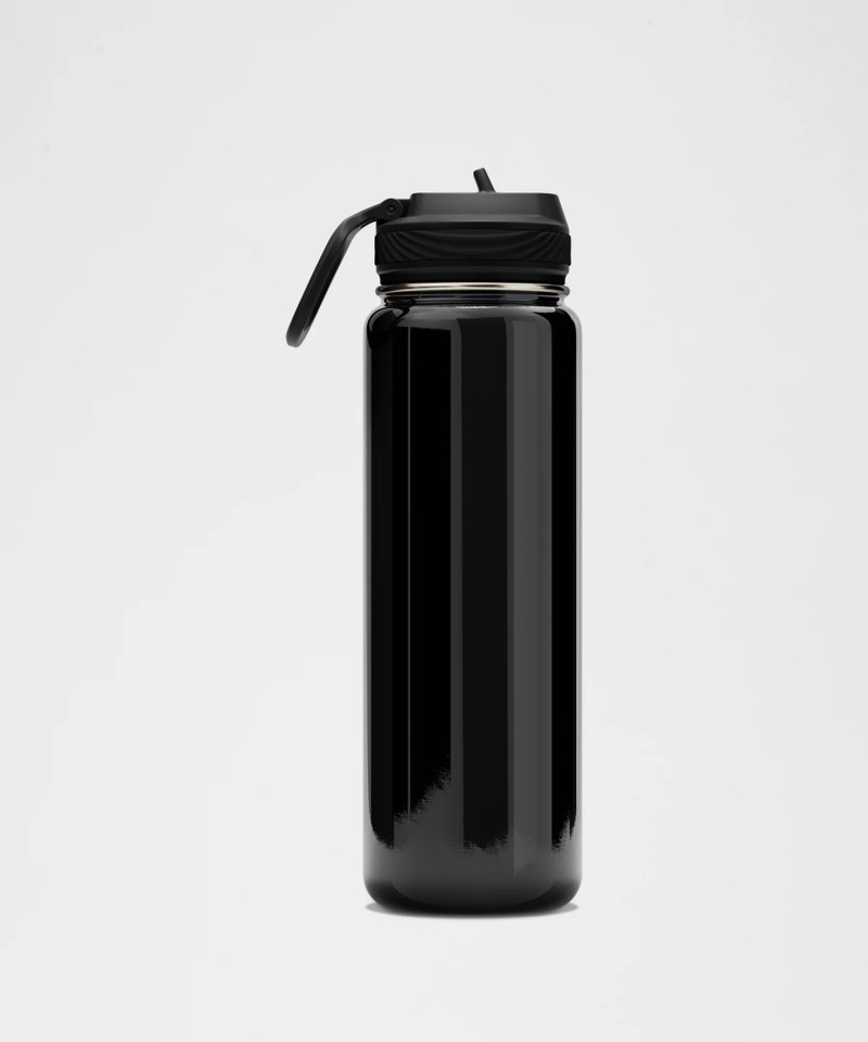lululemon Back to Life Sport Bottle 24oz Straw Lid *Run Graphic outlook