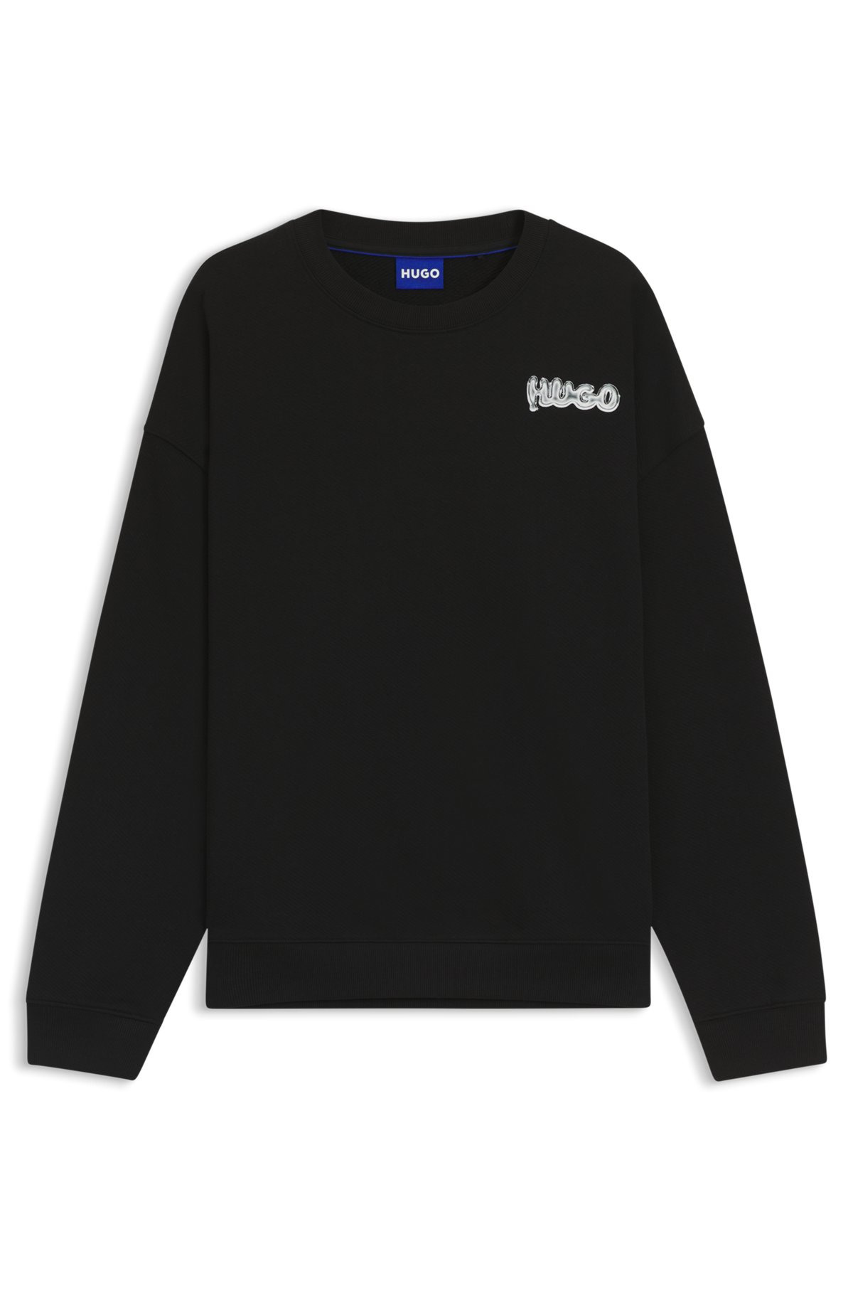ALL-GENDER COTTON-TERRY SWEATSHIRT WITH LOGO PRINTS - 1