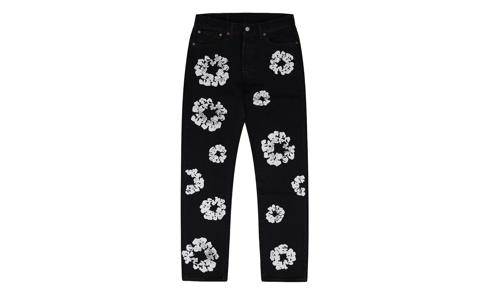 Cotton Wreath Jeans "Black" DT814 - 1