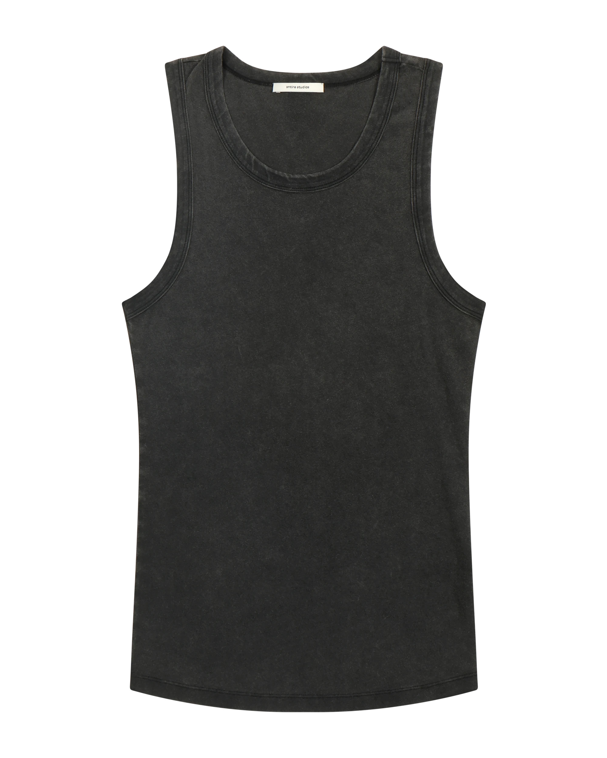 SHEER TANK WASHED BLACK - 5