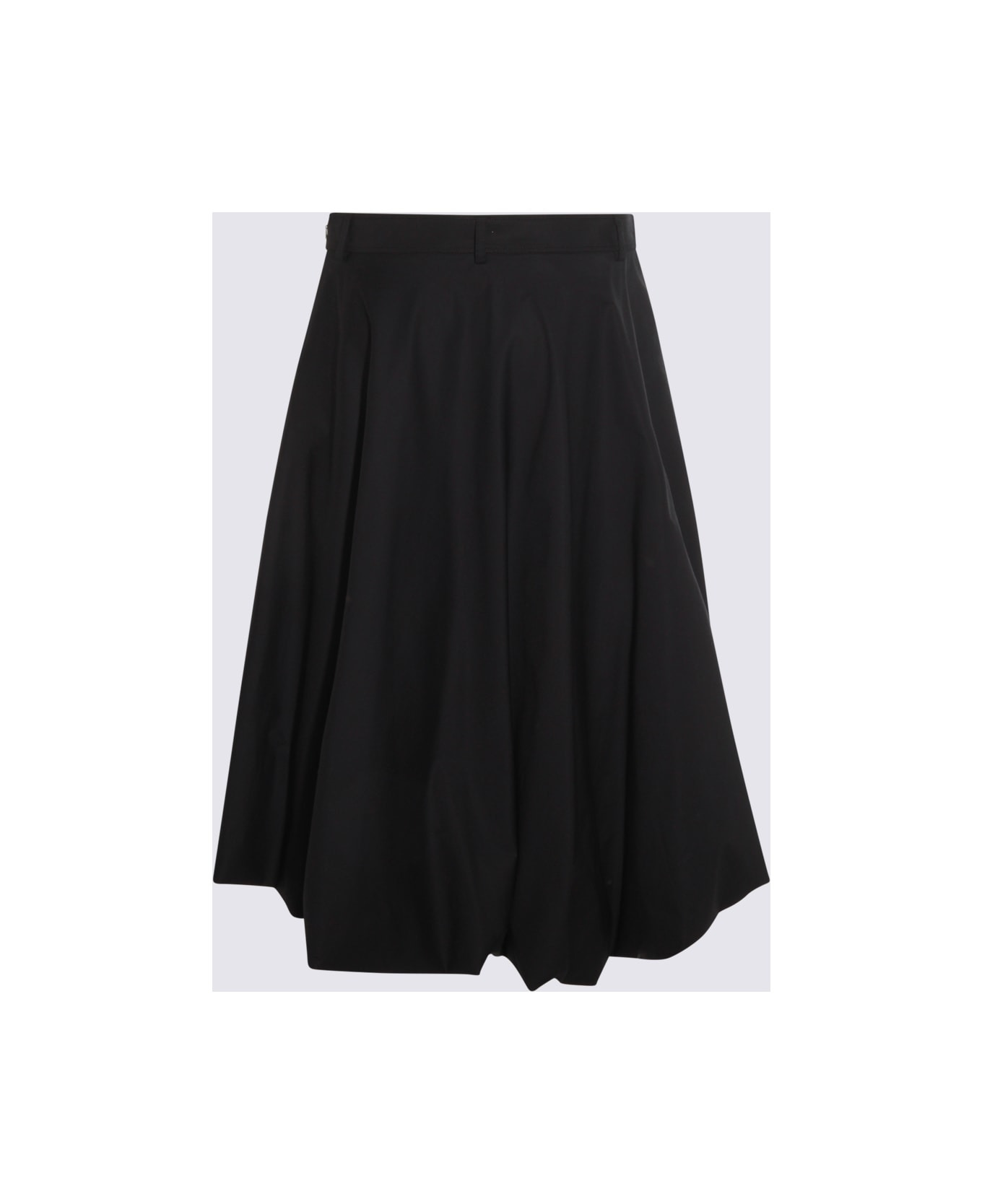 Black Cotton Skirt - 2