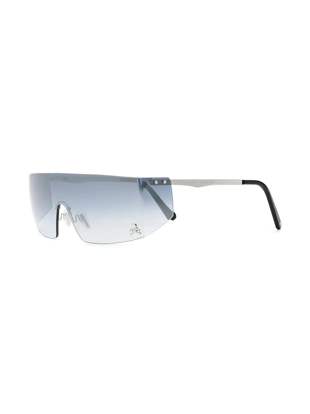 gradient lens square frame sunglasses - 2