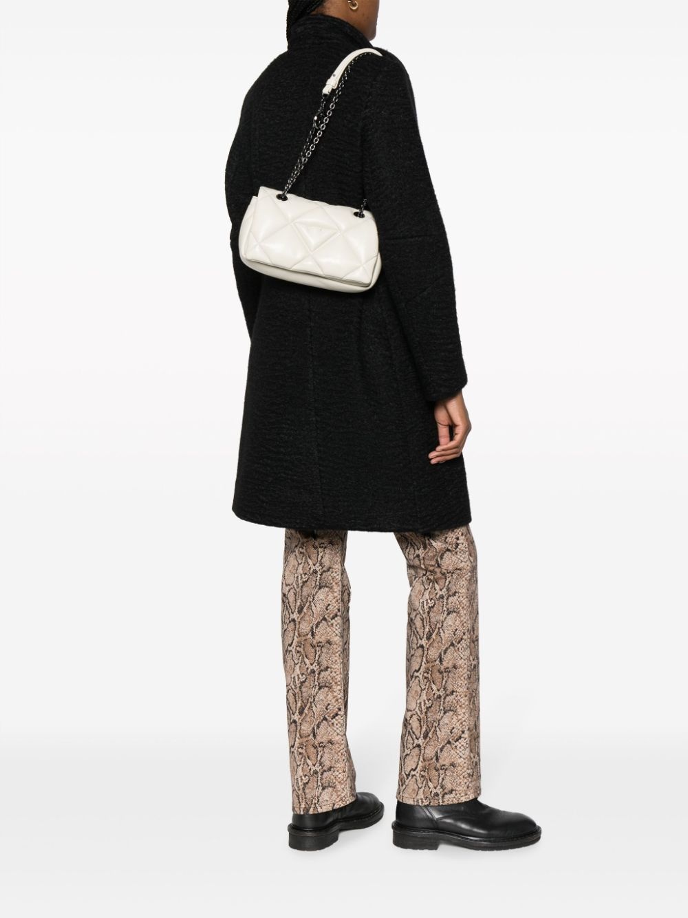 logo-embossed faux-leather crossbody bag - 2