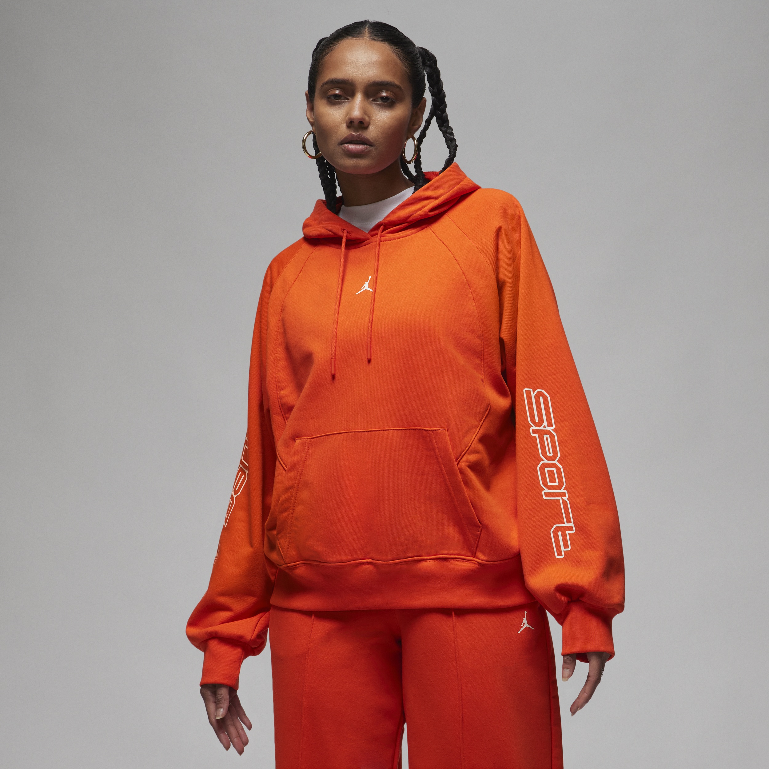Women's Jordan Sport Graphic Fleece Hoodie - 1