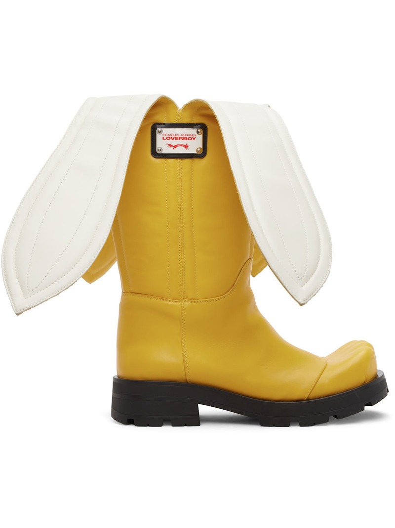 Yellow Banana Moggies Boots 1