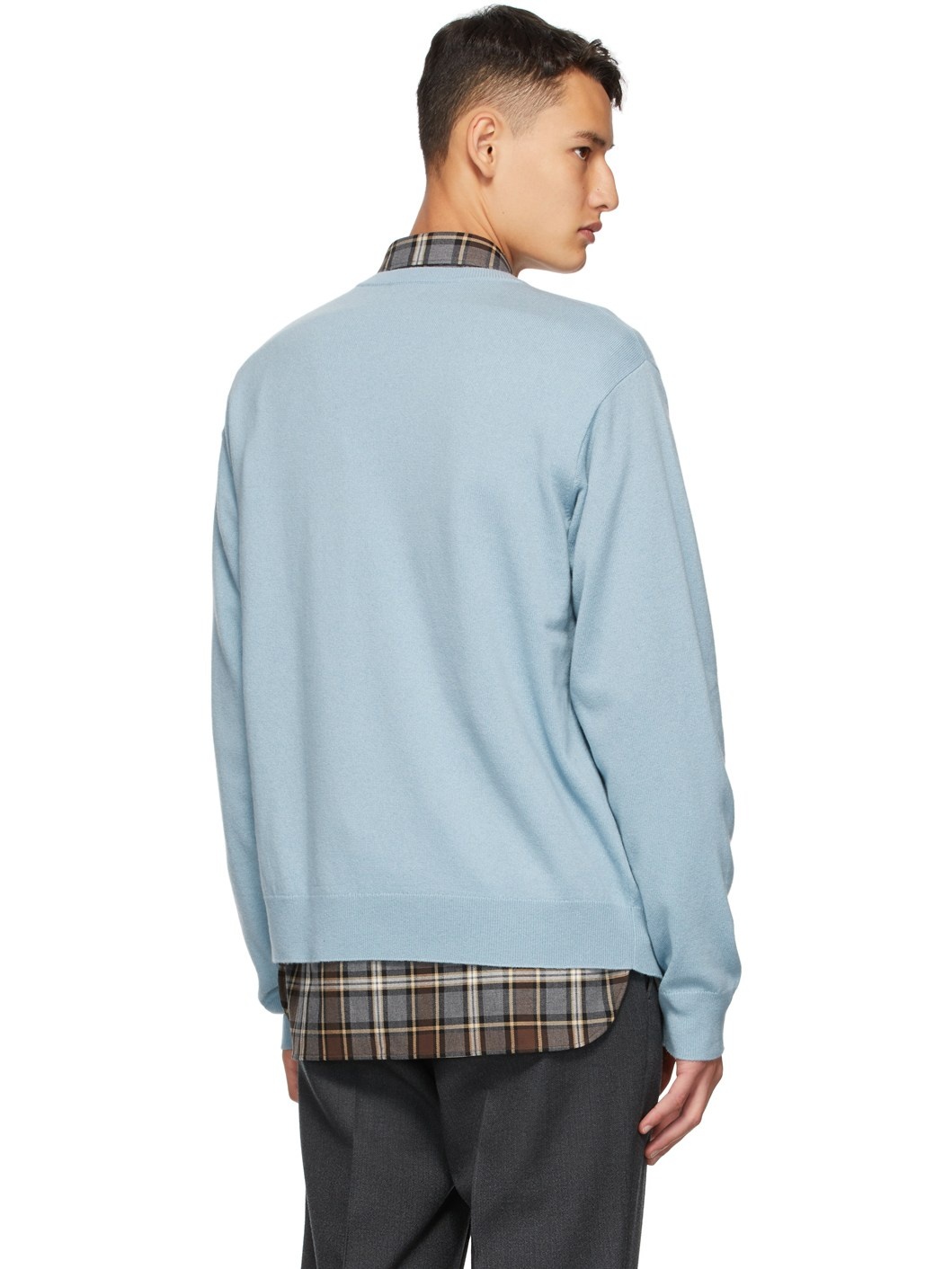 Blue Cashmere Sweater - 3