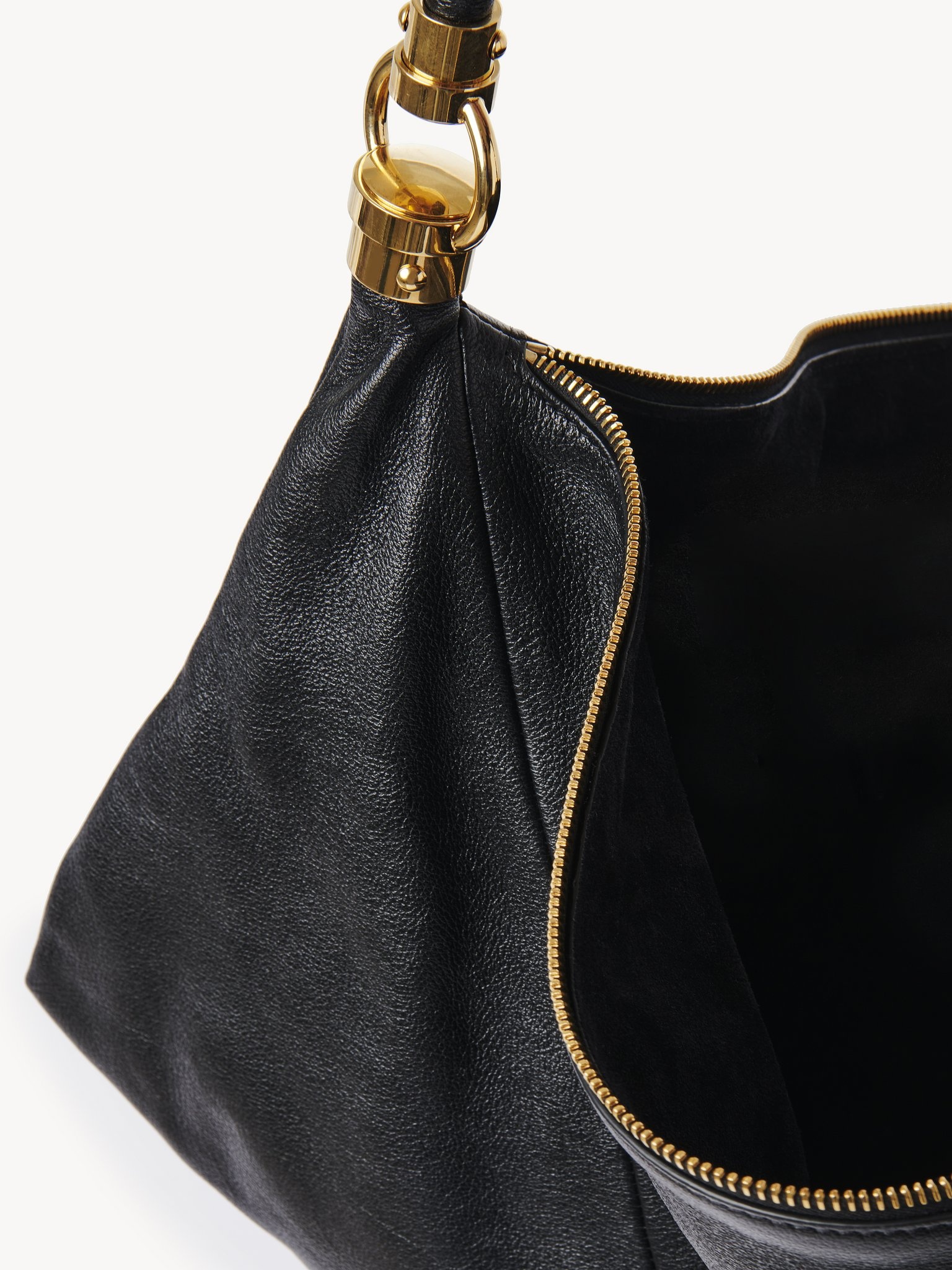 CHLOÉ FOULARD SHOULDER BAG IN GRAINED LEATHER - 6