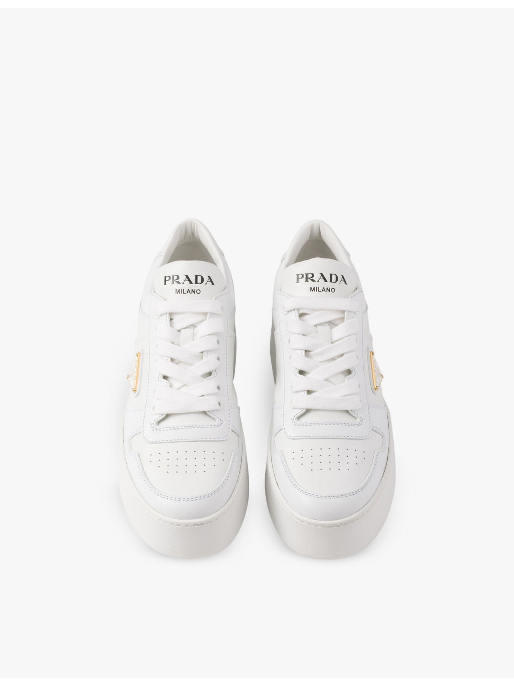 Downtown Bold platform leather low-top trainers - 2