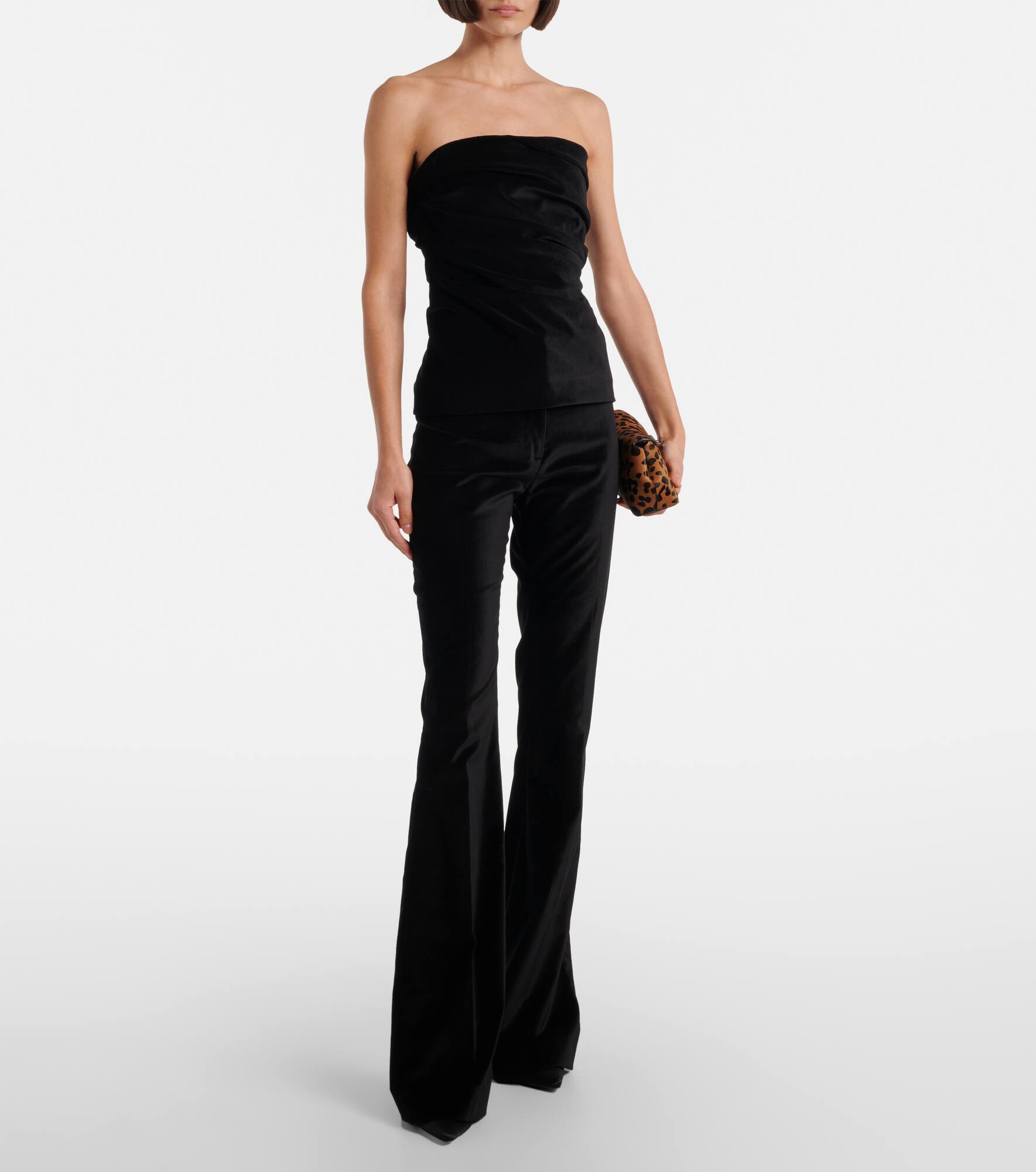 Izel velvet tube top - 2