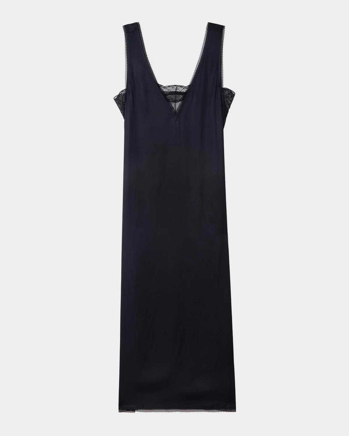 Renzo Satin Slip Dress - 1