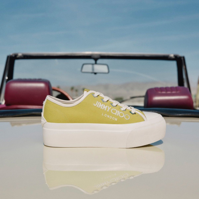 Palma Maxi/F
Yellow Canvas Platform Trainers 7