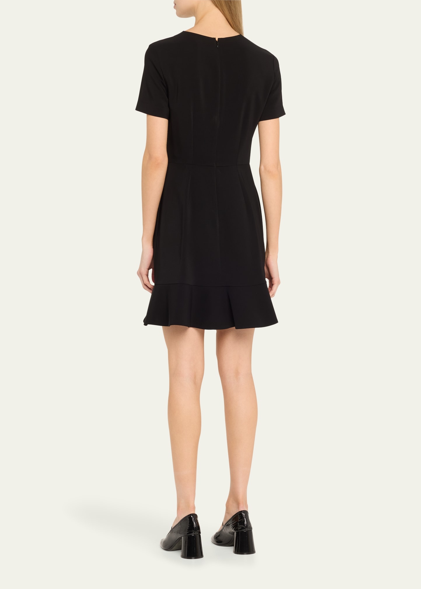 Iconic Mini Dress with Flounce Hem - 3