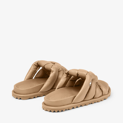 JIMMY CHOO Kes Flat
Biscuit Nappa Leather Sandals outlook
