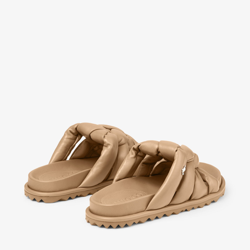 JIMMY CHOO Kes Flat
Biscuit Nappa Leather Sandals outlook