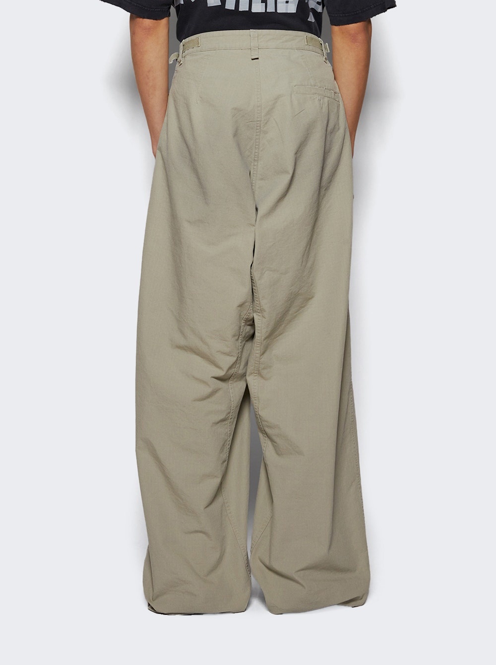 Minimal Cargo Pants Military Beige - 4
