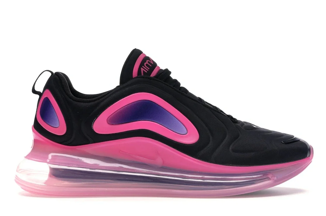 Nike Air Max 720 Black Laser Fuchsia - 1