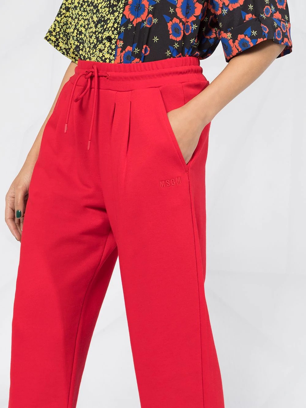 tailored drawstring trousers - 3