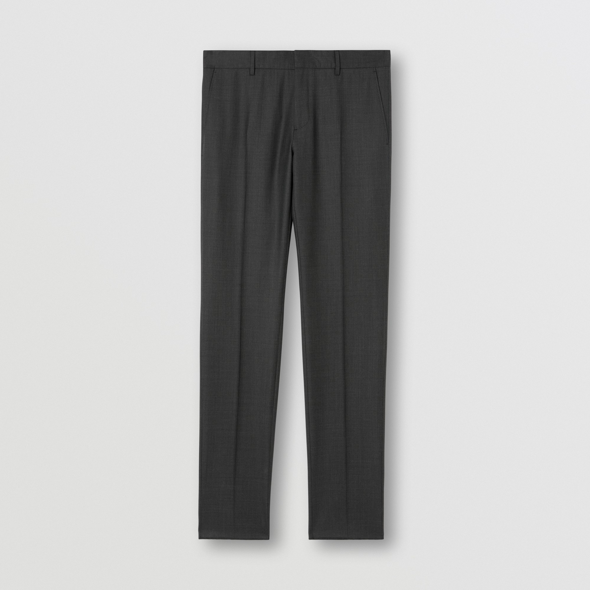 Slim Fit Wool Trousers - 1