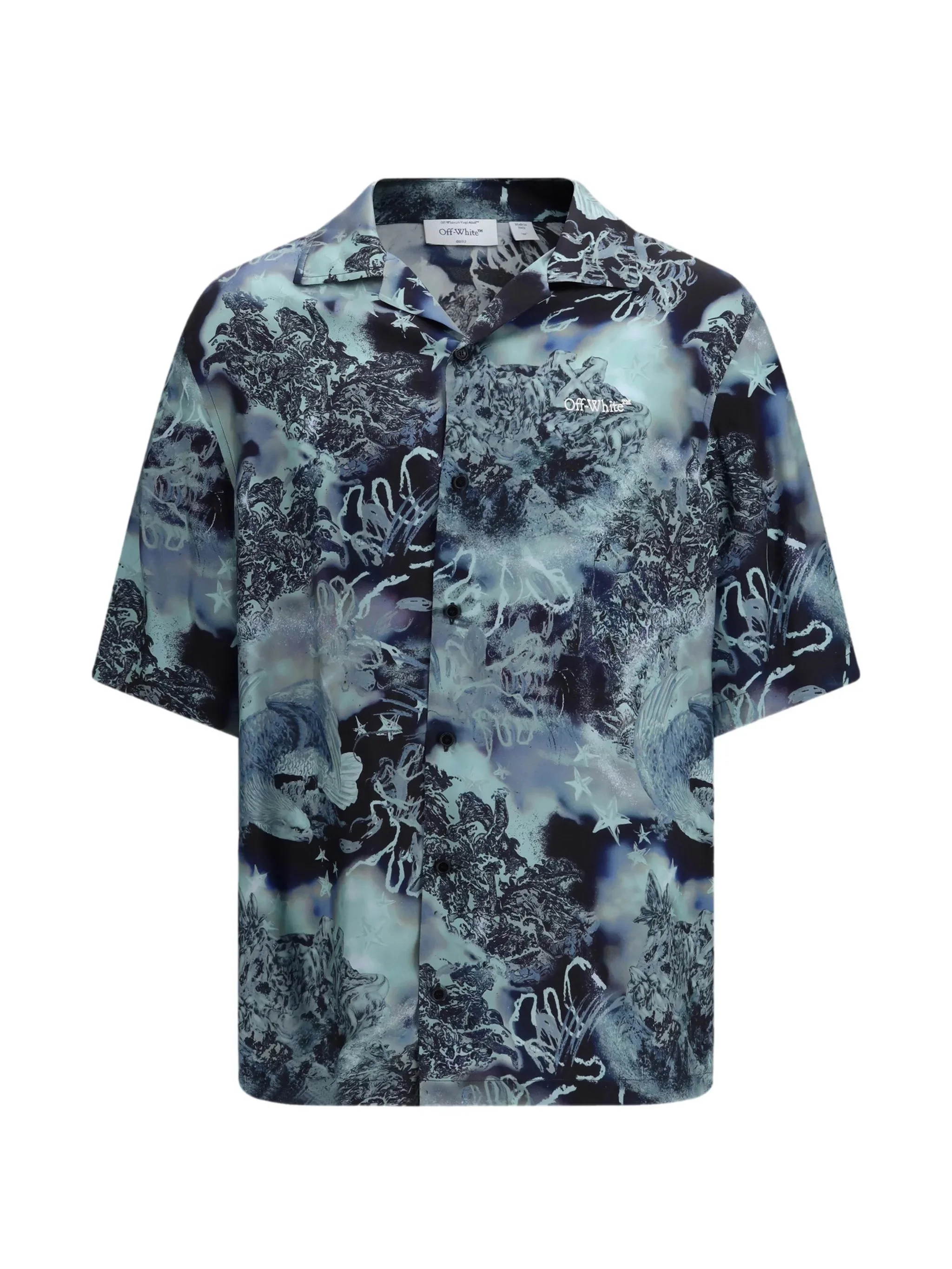 Off-white Printed Bowling Shirt - 1