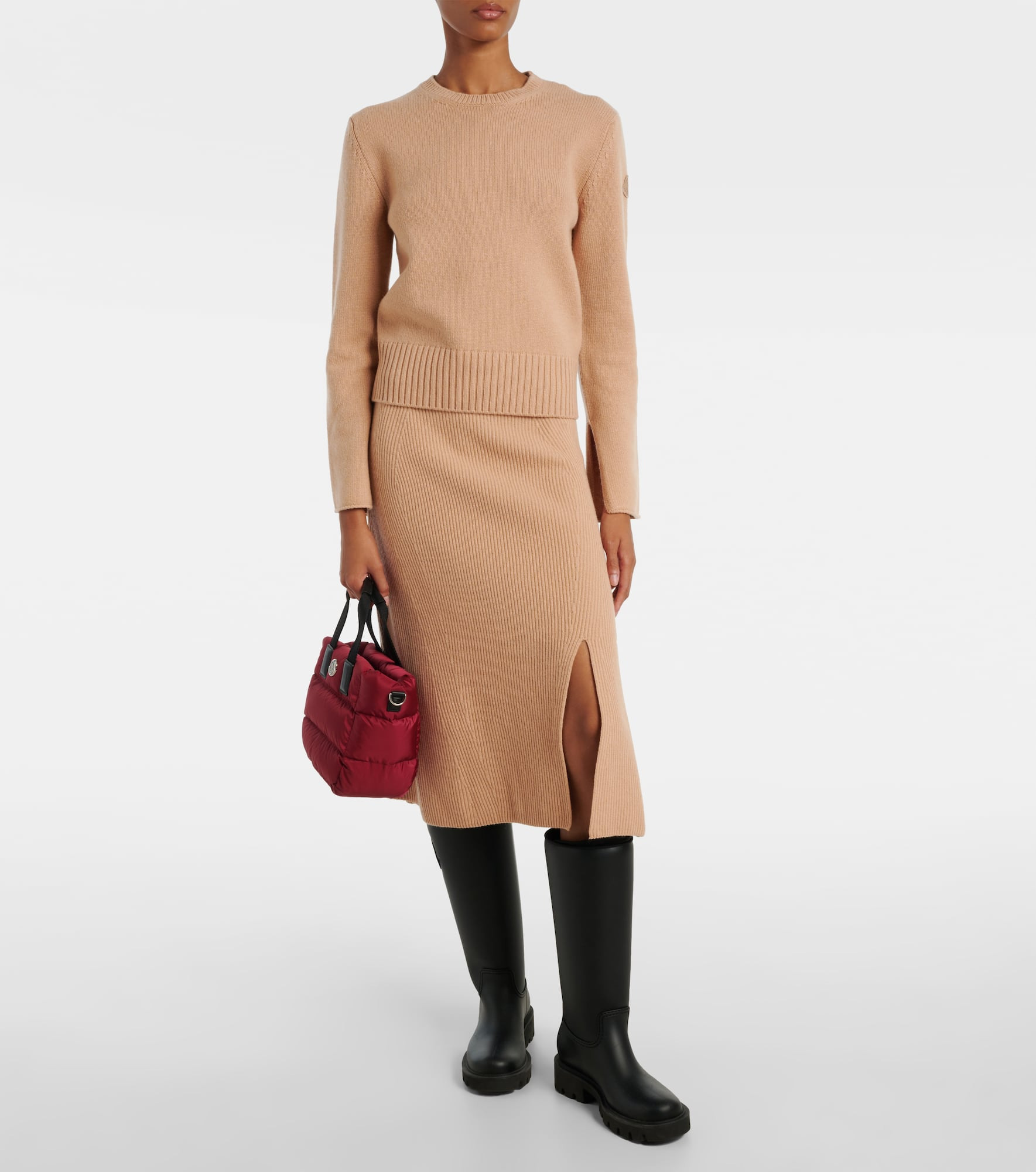 Cutout wool and cashmere sweater - 2