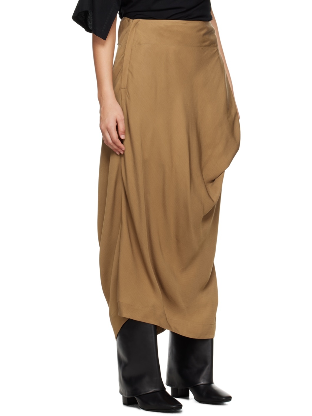 Brown Canopy Maxi Skirt - 2