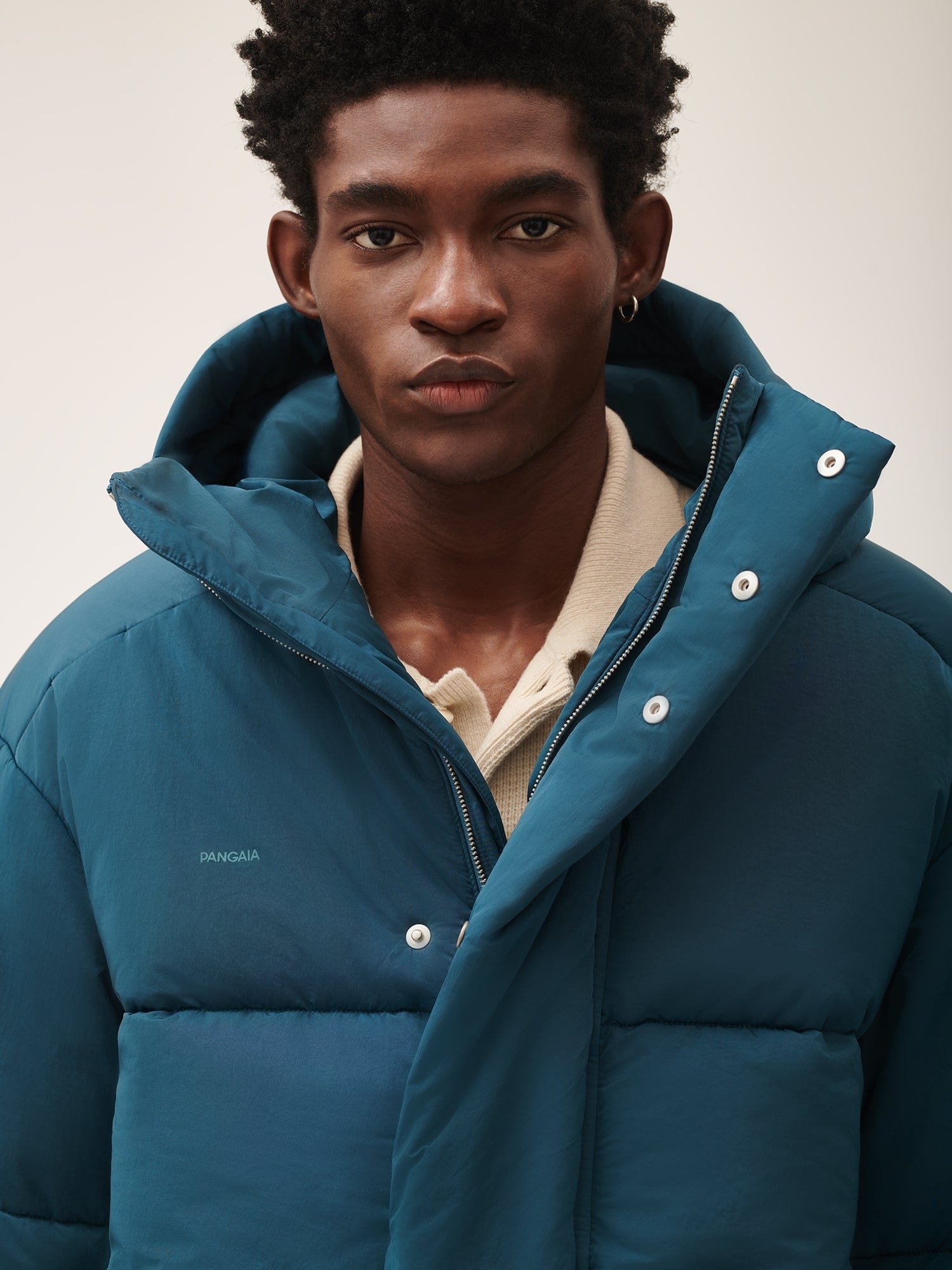 Men’s Flower-Warmth Recycled Nylon Puffer - Storm Blue - 5