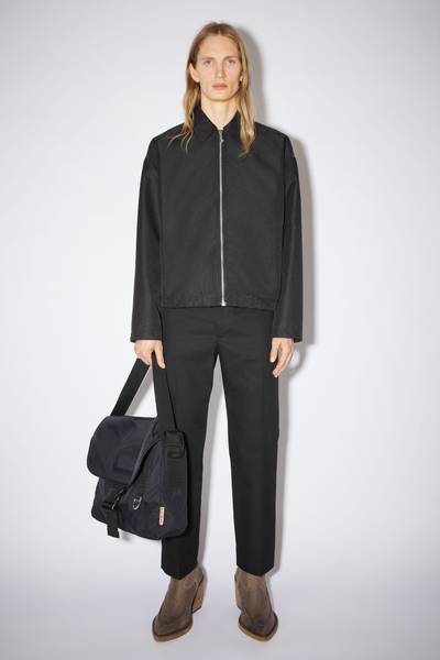 Acne Studios Casual twill jacket - Black outlook