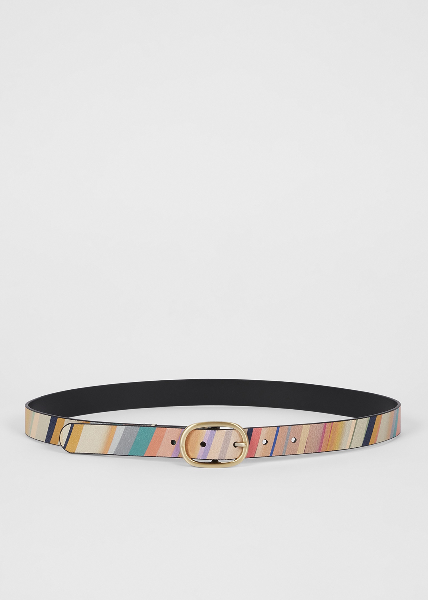 Women's 'Dusky Swirl' Reversible Leather Belt - 4