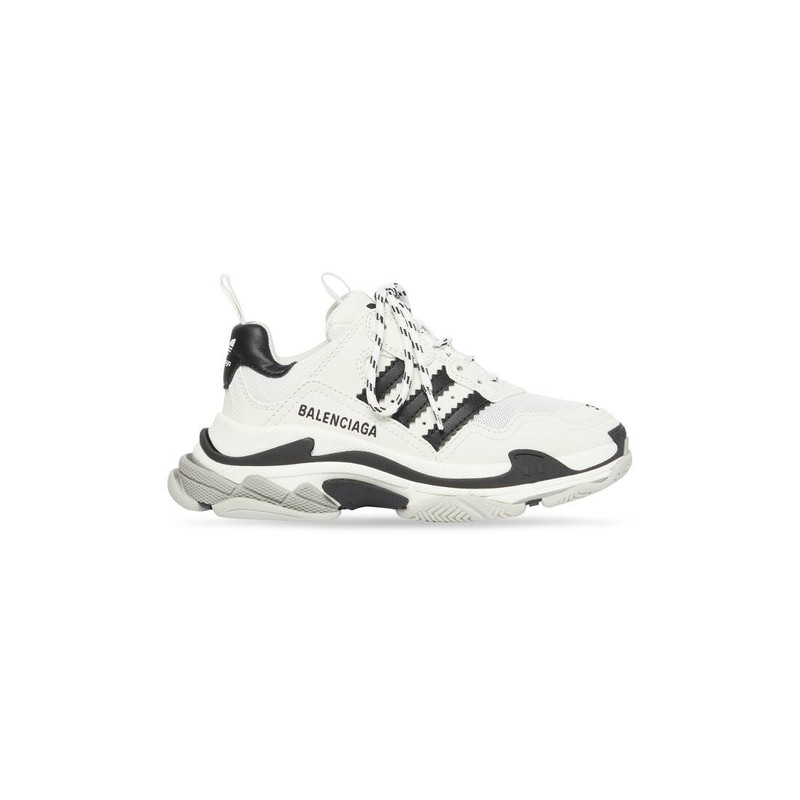 Women's Balenciaga / Adidas Triple S Sneaker in White - 1