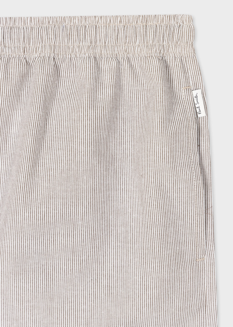 Paul Smith Khaki Stripe Shorts outlook