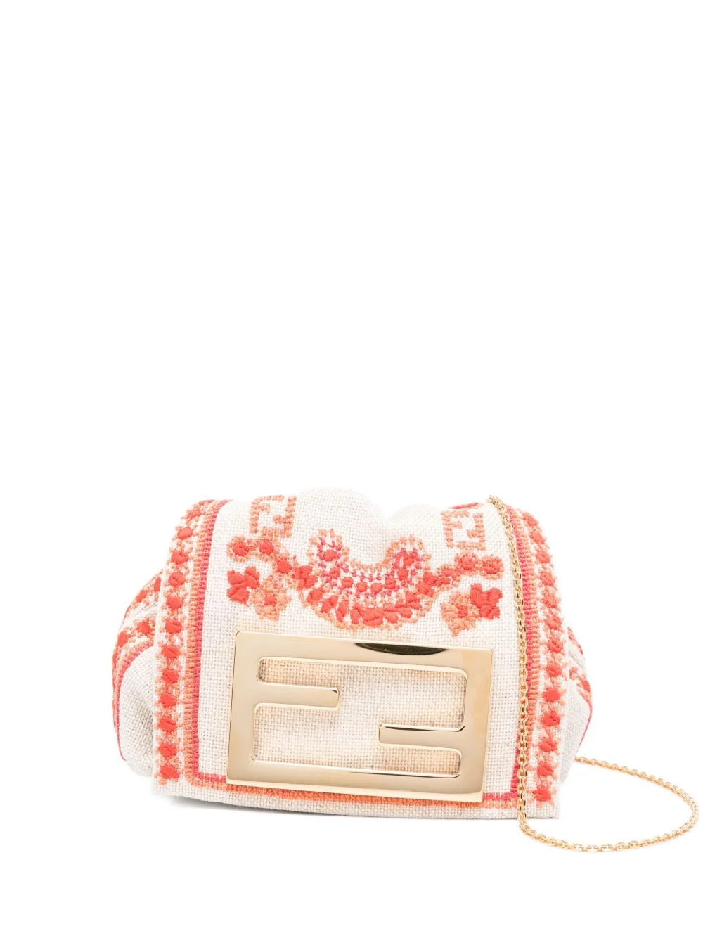 Mamma Baguette embroidered mini bag - 1