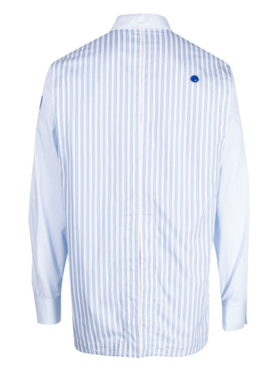 ADER error striped cotton shirt outlook