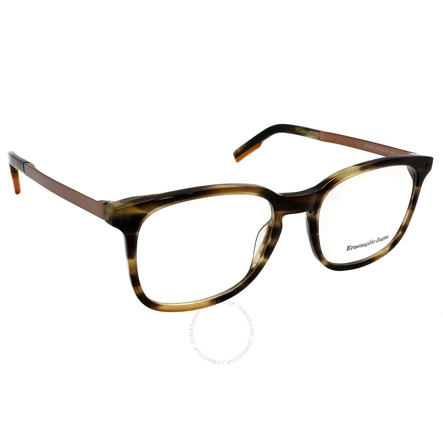 Ermenegildo Zegna Demo Square Men's Eyeglasses EZ5143 055 53 - 2