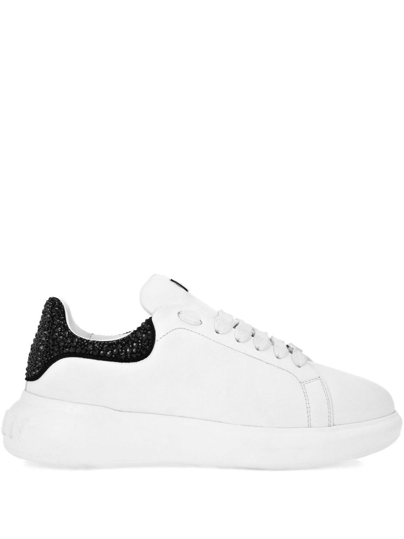 Mix Strass crystal-embellished platform sneakers 1