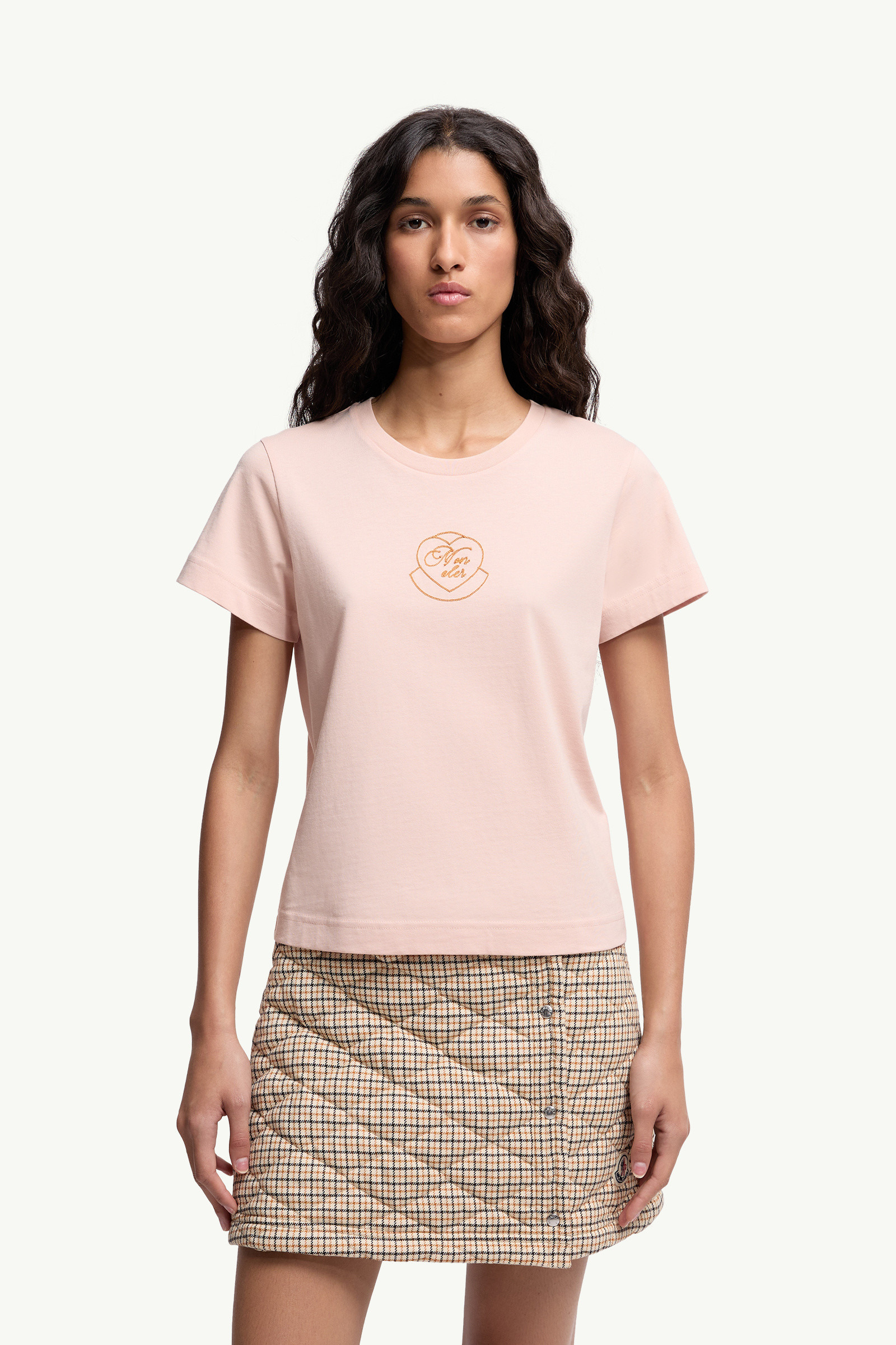 Embroidered Heart Logo Cotton T-Shirt - 3