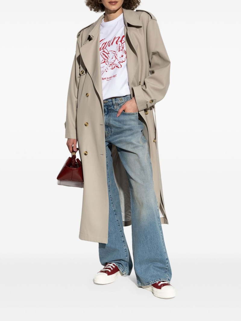 R13 wide-leg distressed jeans outlook