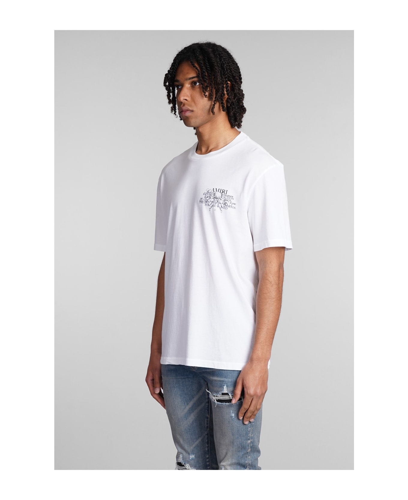 T-shirt In White Cotton - 4