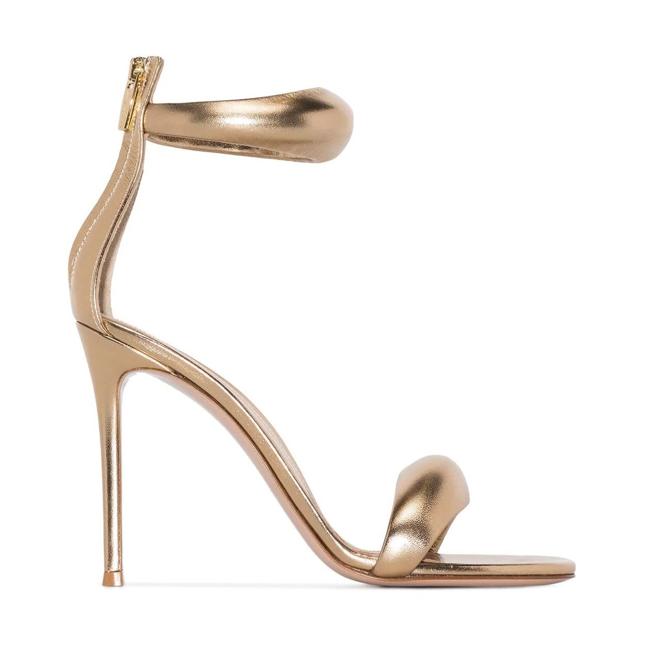 mekong gold-tone leather bijoux sandals - 1