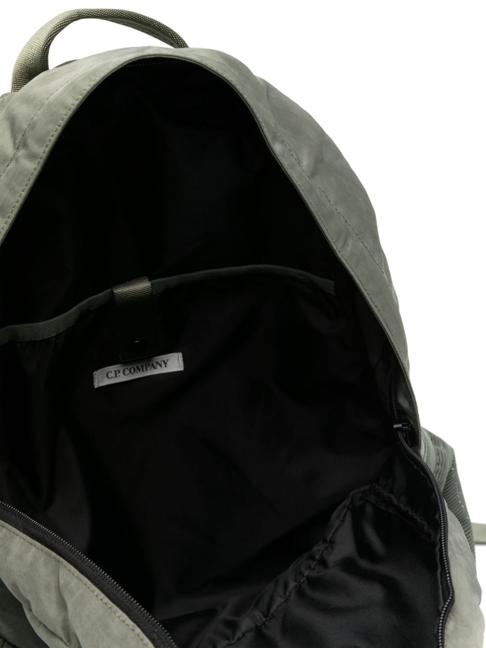 Lens-detail satin-finish backpack - 5