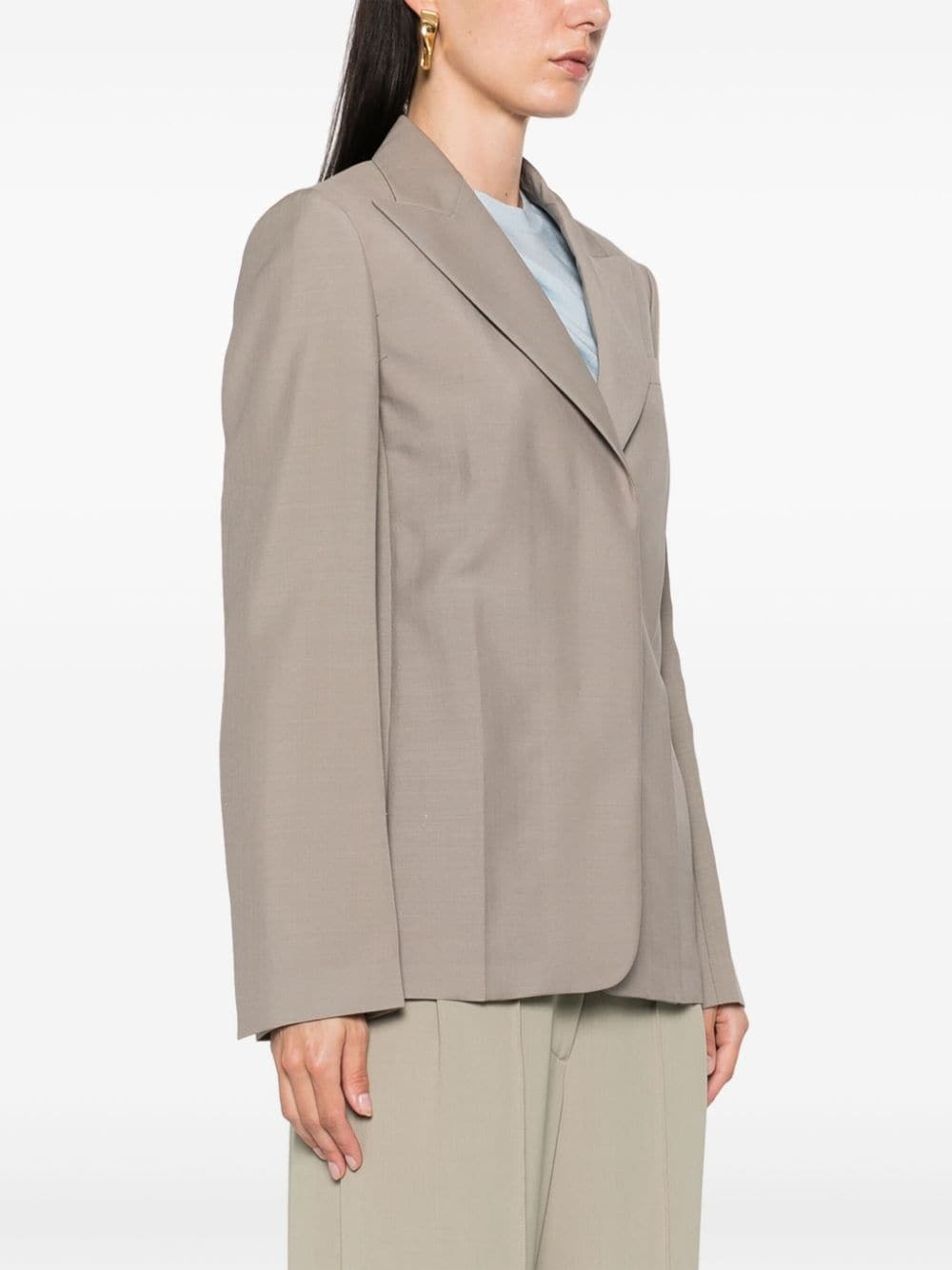 single-breasted blazer - 3