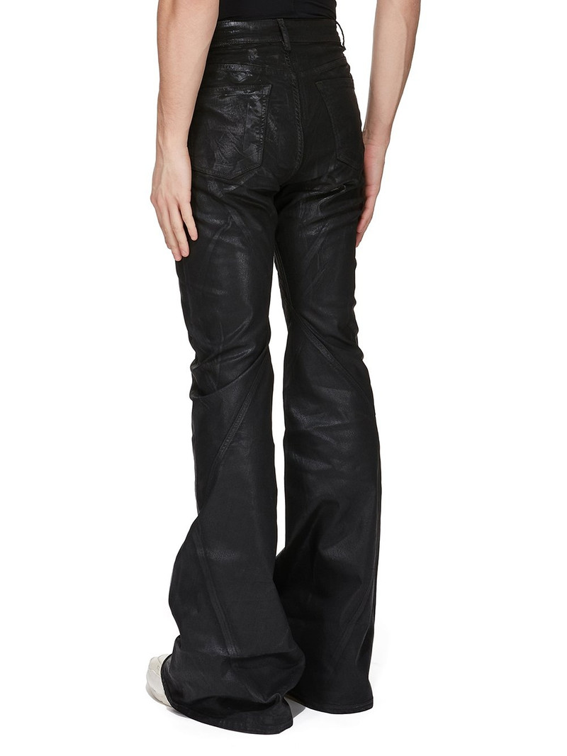 Black Hollywood Bias Bootcut Jeans 3