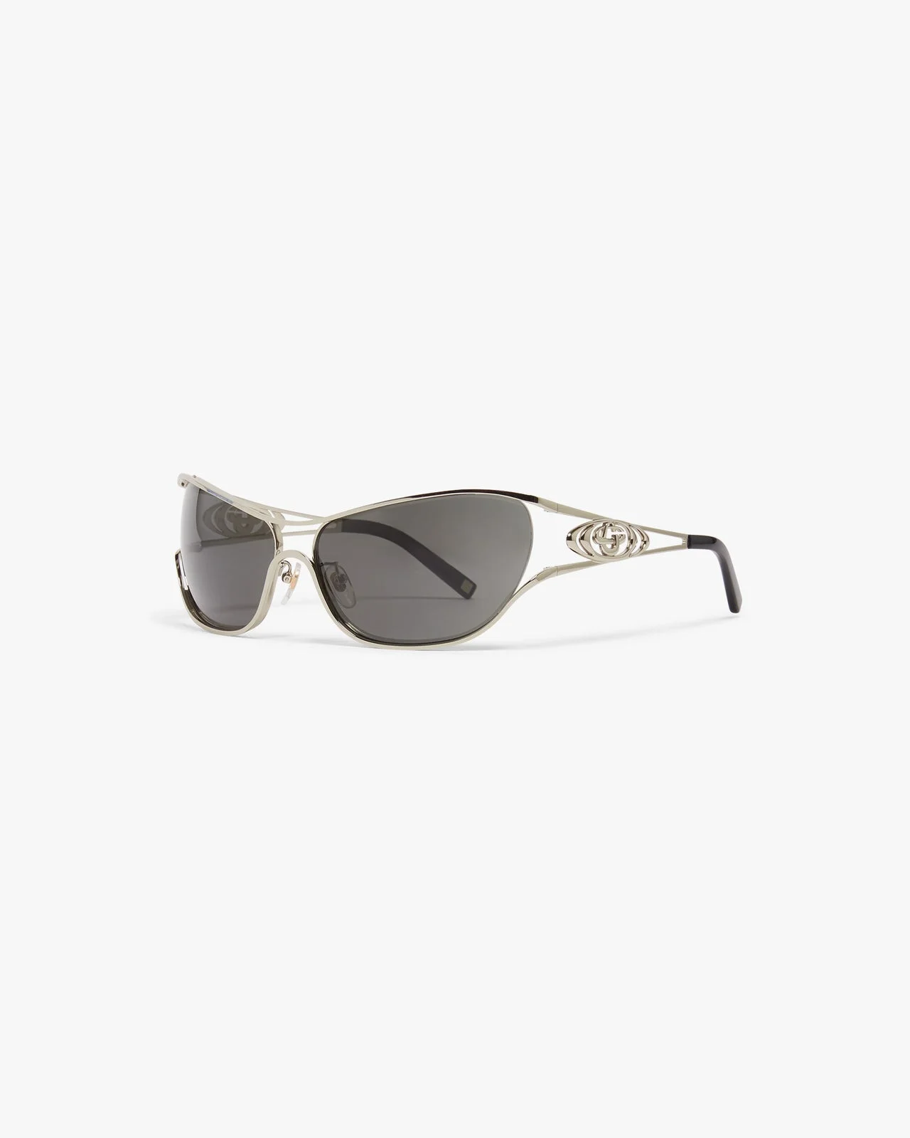 Black Outline Sport Sunglasses | Casablanca Paris - 1