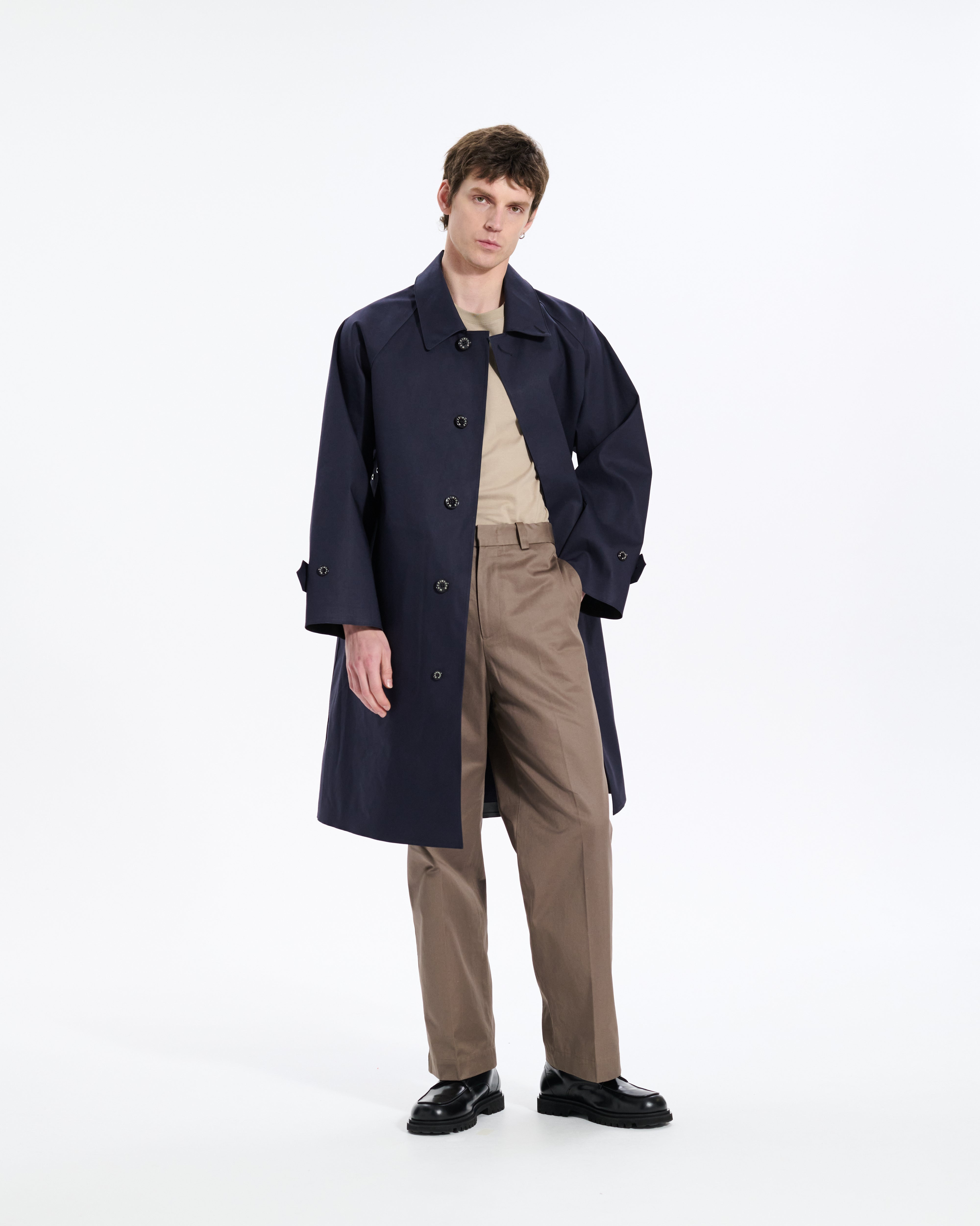 Lauder Rubberised 3/4 Length Oversized Coat - 3