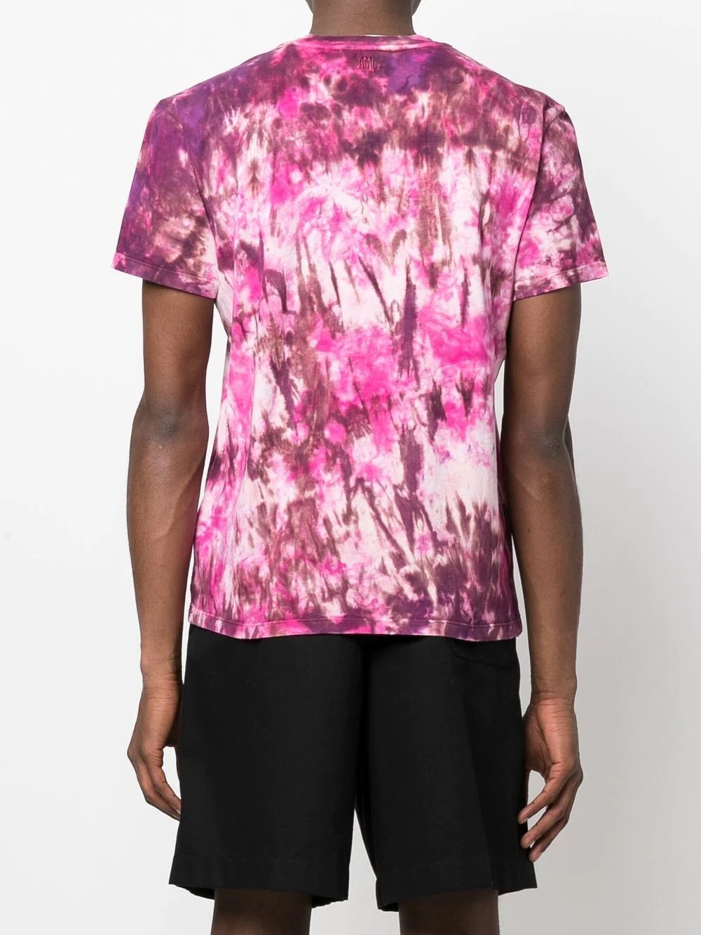 tie dye-print cotton T-shirt - 4