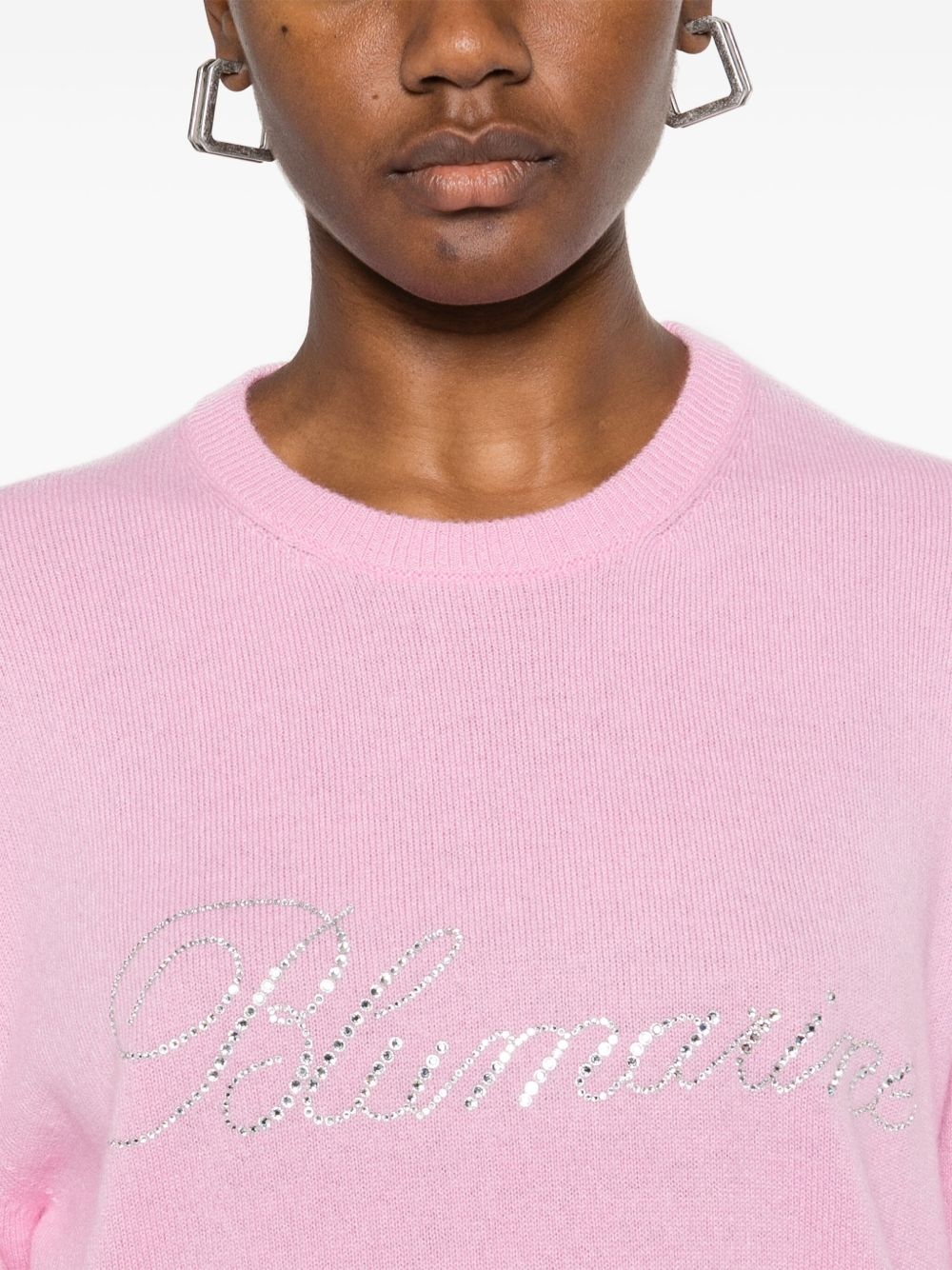 logo-appliqué sweater - 5