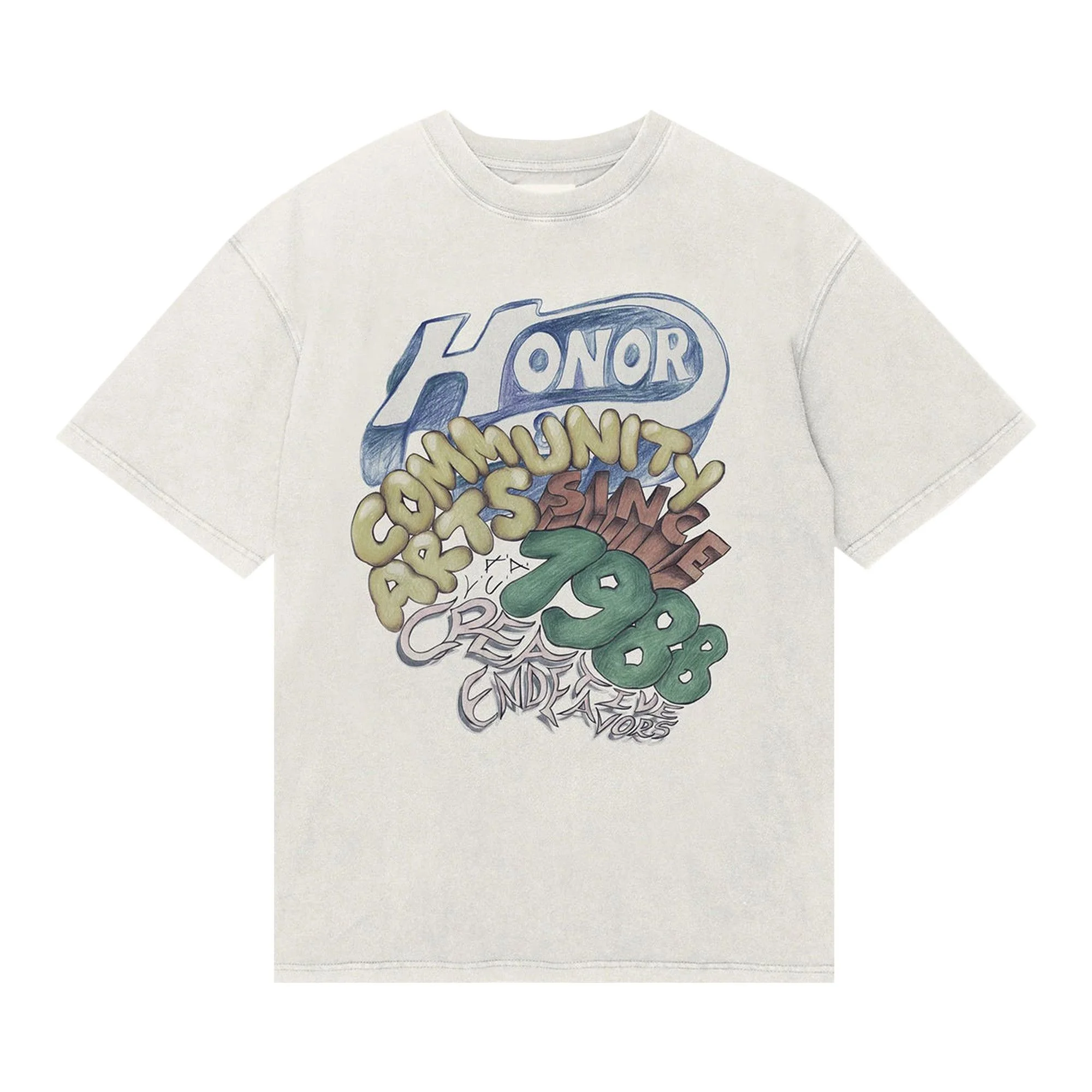 Honor The Gift Comm Arts Creative Tee 'Bone' - 1