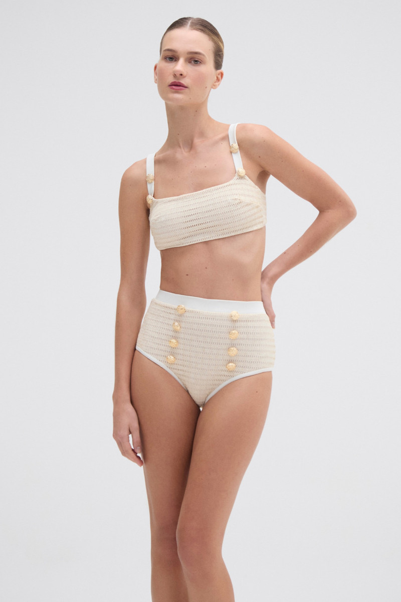 PatBO METALLIC HIGH WAIST BIKINI BOTTOM outlook