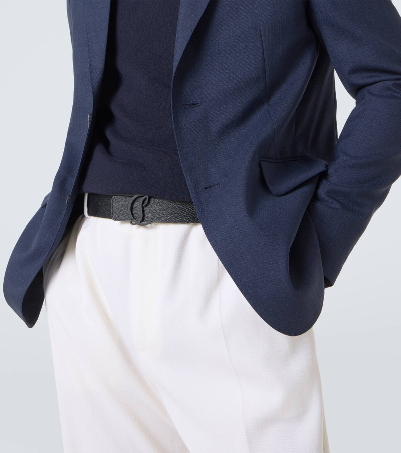 Christian Louboutin Mooncrest leather belt outlook