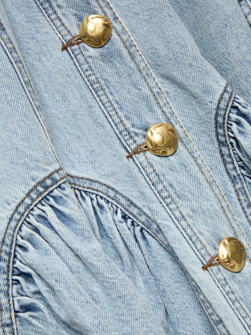Aje. Noa denim mini dress outlook